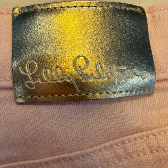 Lilly Pulitzer pink denim shorts - Picture 2 of 5